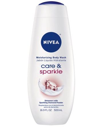 NIVEA Care & Sparkle Moisturizing Body Wash