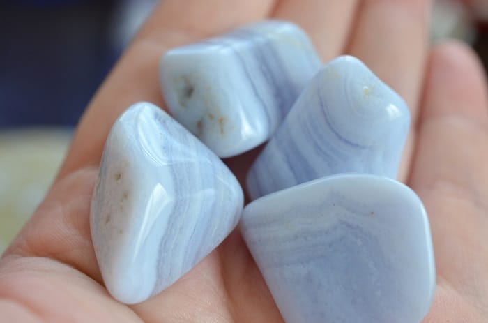 Best Healing Crystals for Anxiety blue lace agate