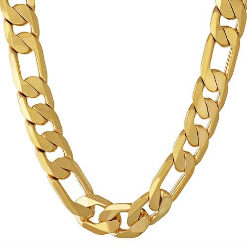 Necklace Chain Types Figaro chain