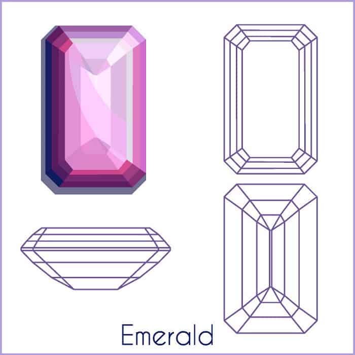 types of diamond cuts emerald