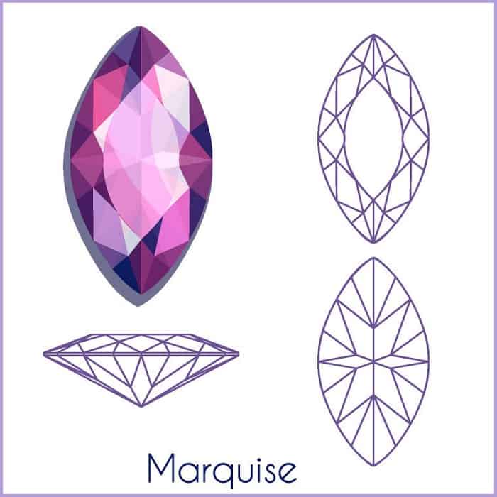 types of diamond cuts marquise