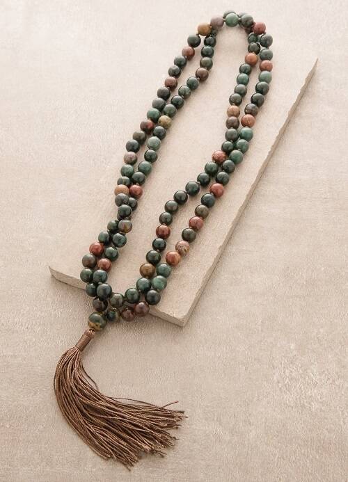 List Popular Gemstones bloodstone mala