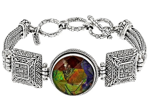 List Popular Gemstones Ammolite bracelet