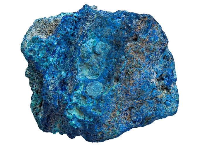 blue gemstones azurite