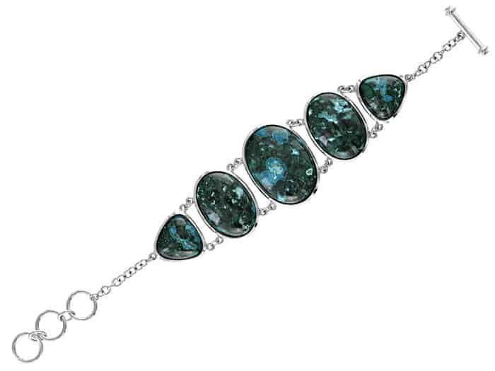 List Popular Gemstones Chrysocolla bracelet