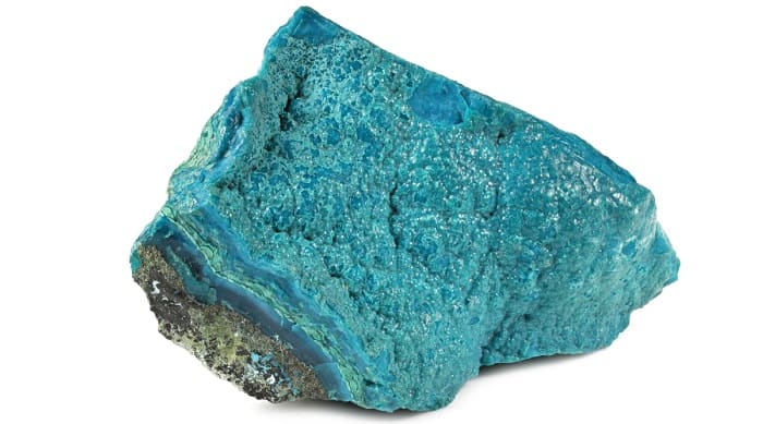 Blue Gemstones Chrysocolla rough