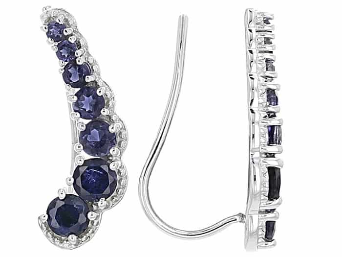 List Popular Gemstones Iolite earrings