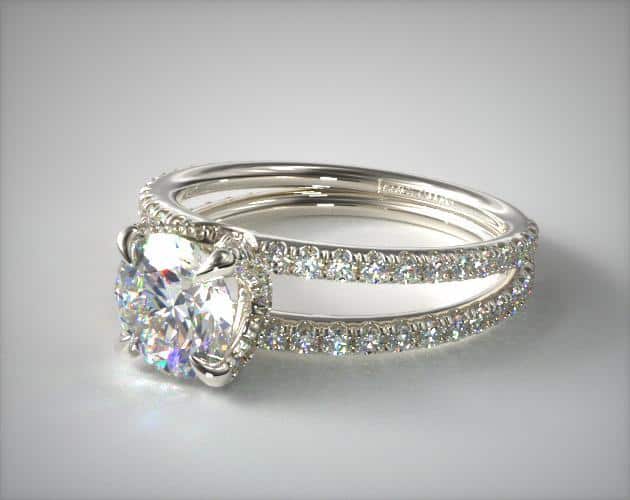 List Popular Gemstones diamond ring pave