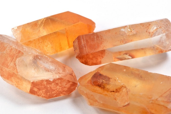 best sacral chakra stones Tangerine quartz