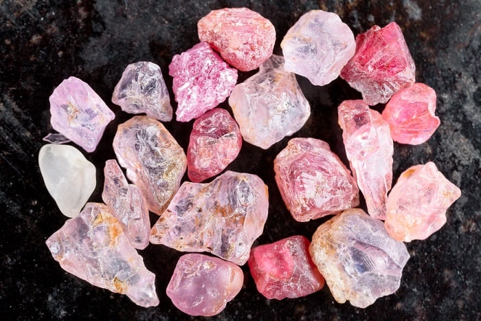 Pink Gemstones List pink spinel