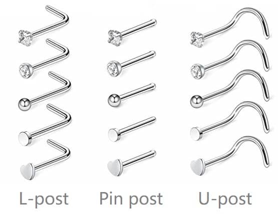 best nose rings post types
