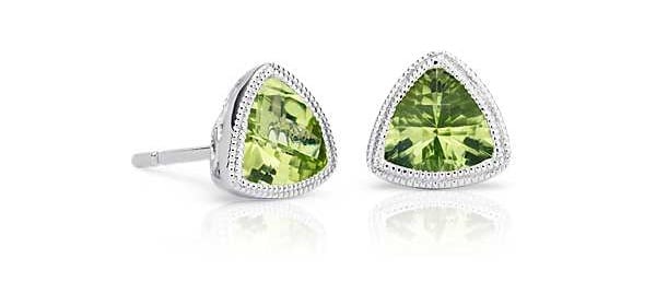 Auguest birthstones peridot earrings