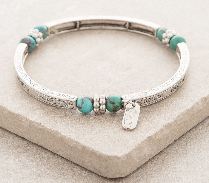 Blue Gemstones Turquoise bangle bracelet
