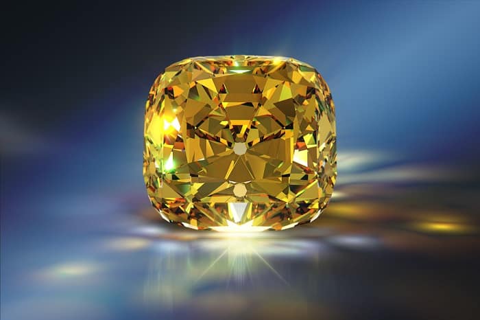 Yellow Gemstones yellow diamond