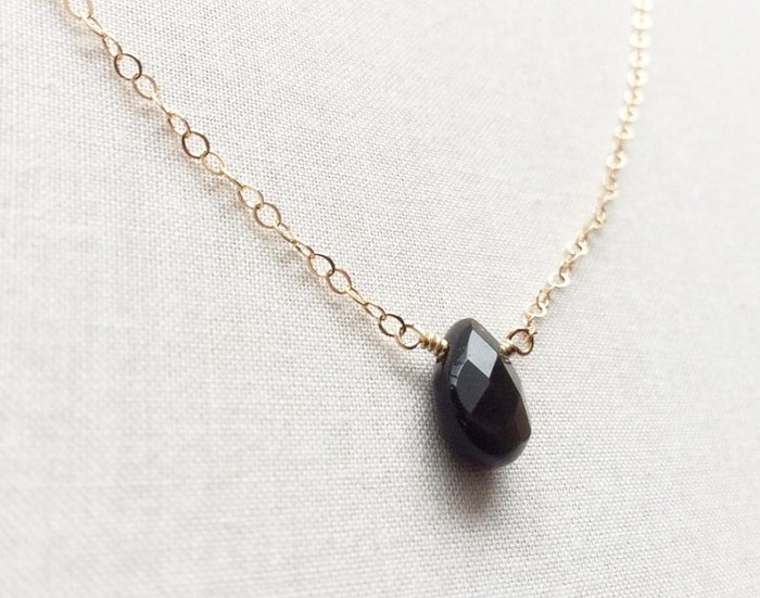 Black Obsidian necklace