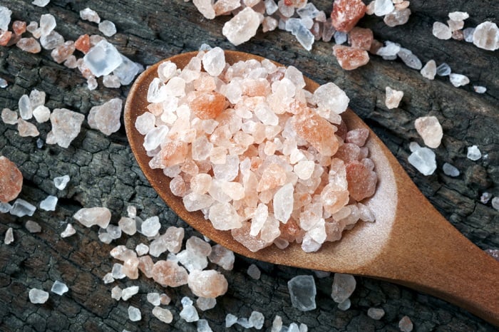 how to cleanse crystals pink Himalayan rock salt