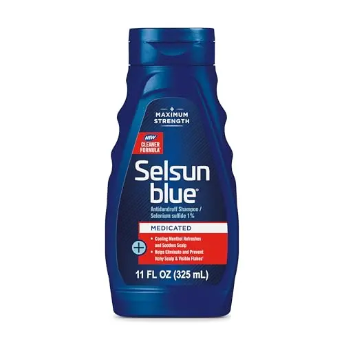 Selsun Blue Medicated Maximum Strength Antidandruff Shampoo bottle