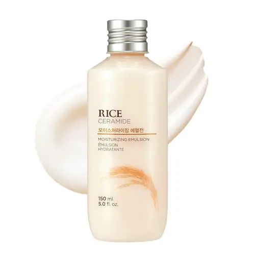 The Face Shop Rice Ceramide Moisturizing Emulsion bottle