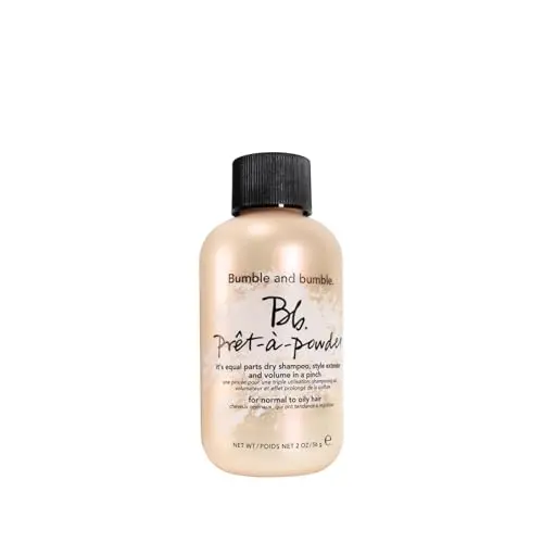 Bumble and bumble Pret-a-powder dry shampoo in a shaker bottle