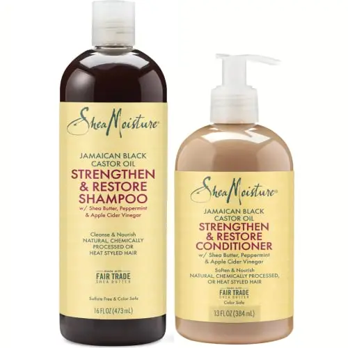 SheaMoisture Jamaican Black Castor Oil Shampoo and Conditioner Set