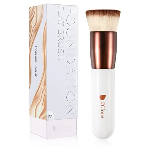 DUcare flat top kabuki foundation brush for liquid and powder makeup