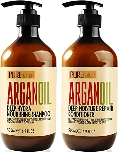 Pure Nature Lux Spa Moroccan Argan Oil Shampoo and Conditioner Set