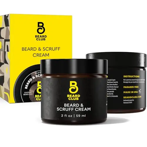The Beard Club Biotin Beard Cream tube