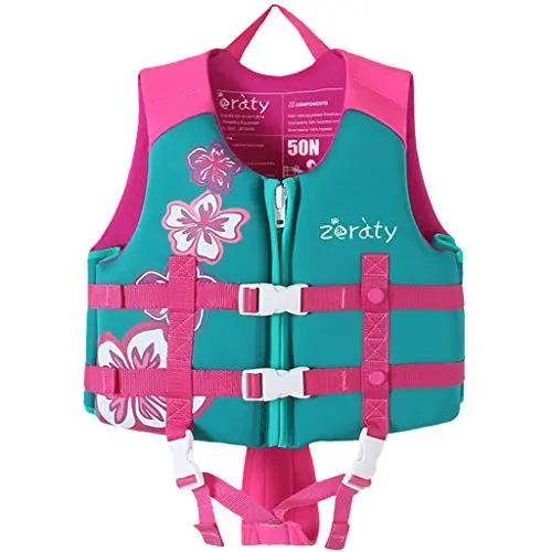 Zeraty neoprene swim vest for toddlers in blue