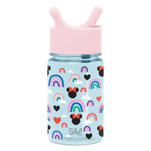 Simple Modern Disney Minnie Mouse kids water bottle with straw lid