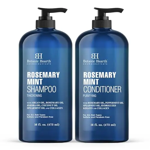 Botanic Hearth Rosemary Mint Shampoo and Conditioner Set for hair growth