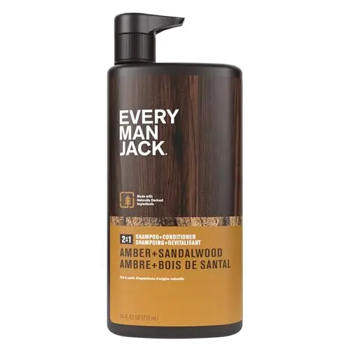 Every Man Jack Amber + Sandalwood 2-in-1 Shampoo and Conditioner