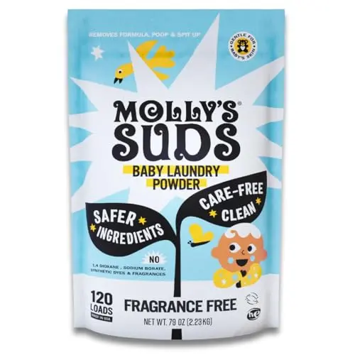 Molly's Suds Baby Laundry Detergent Powder for sensitive baby skin