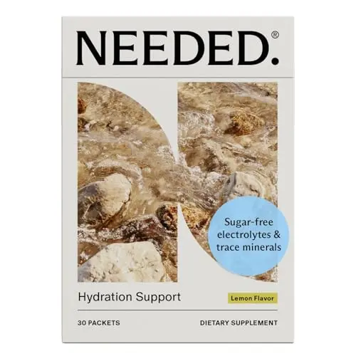 Needed Hydration Support electrolyte powder packets with trace minerals for pregnancy and lactation