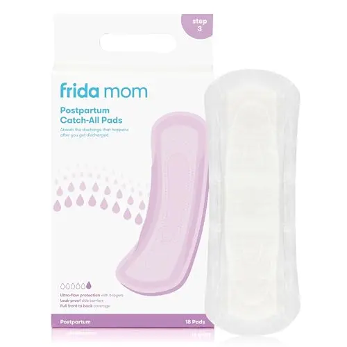 Frida Mom Postpartum Pads in open package