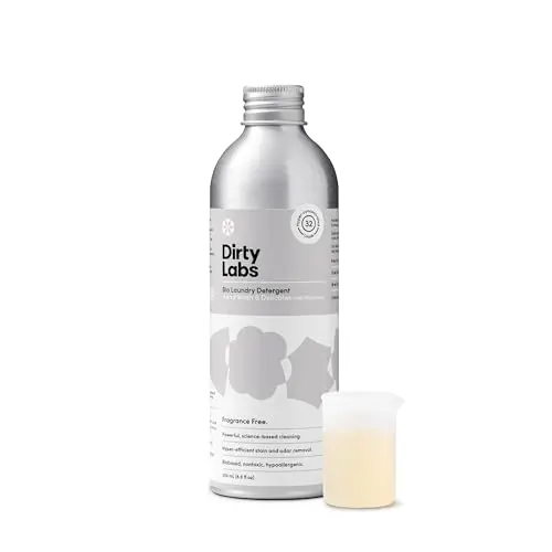 Dirty Labs Hand Wash and Delicates scent free bio enzyme liquid laundry detergent