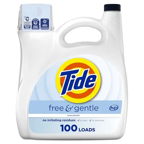 Tide Free & Gentle liquid laundry detergent bottle