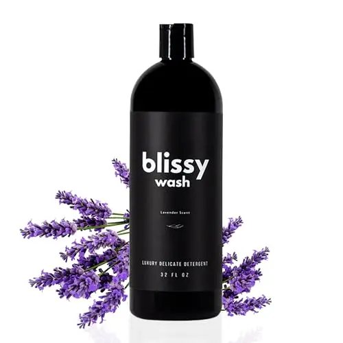 Blissy plant based natural laundry detergent for silk with lavender scent