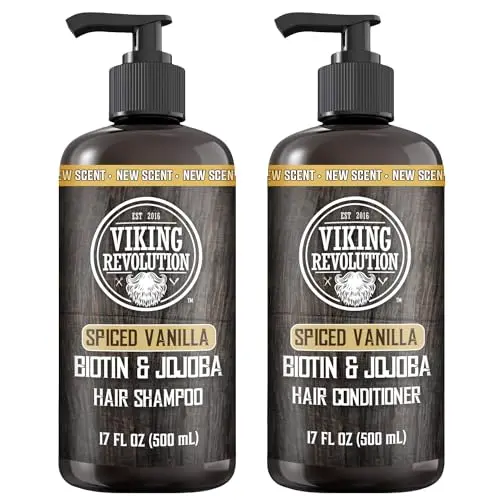 Viking Revolution Spiced Vanilla Shampoo and Conditioner Set