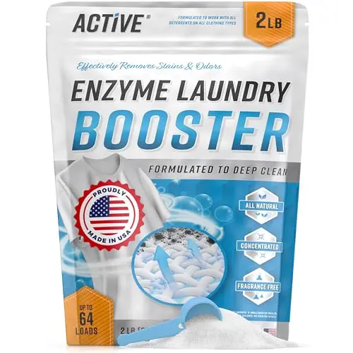 ACTIVE Enzyme Laundry Booster powder in bag