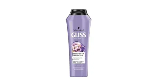 Schwarzkopf Gliss Shampoo Blonde Hair Perfector with keratin and purple pigments