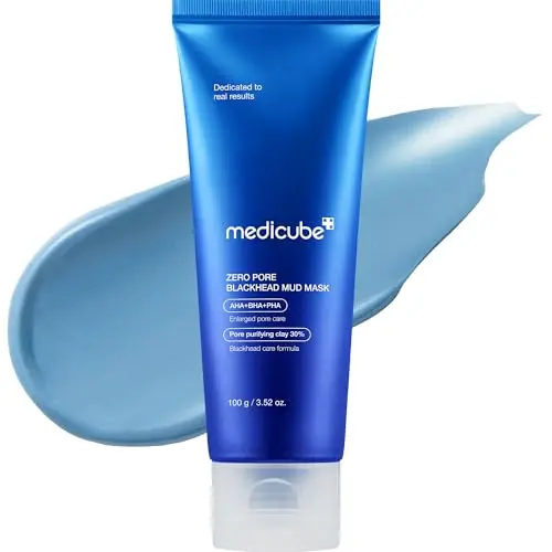Medicube Zero Pore Blackhead Mud Facial Mask tube with Korean text