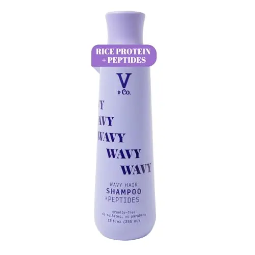 V&Co. Beauty Wavy Hair Nourishing Sulfate Free Shampoo bottle