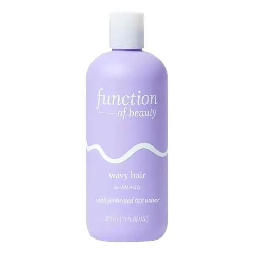 Function of Beauty Wavy Hair customizable sulfate free shampoo bottle