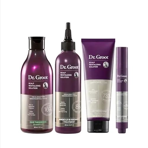 Dr. Groot Thickening Shampoo, Conditioner, and Serum Set