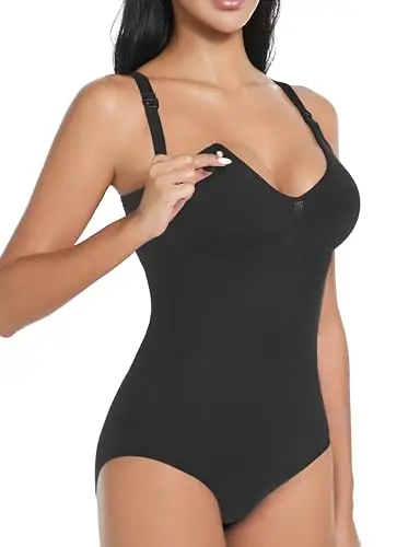 ChouChouter seamless nursing bodysuit with tummy control