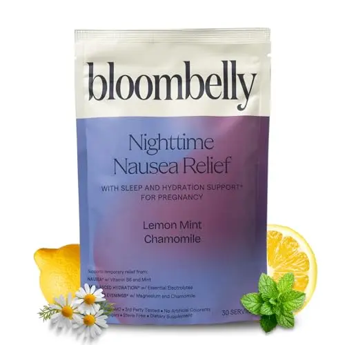 BLOOMBELLY Morning Sickness and Nausea Relief Electrolyte Powder for Pregnancy