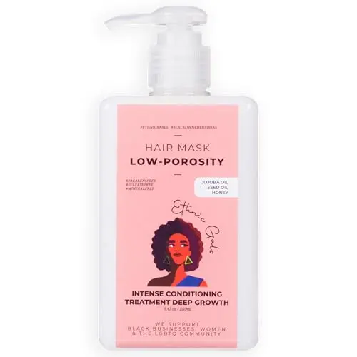 Ethnic Gals Low Porosity Hair Mask jar for deep moisture and repair