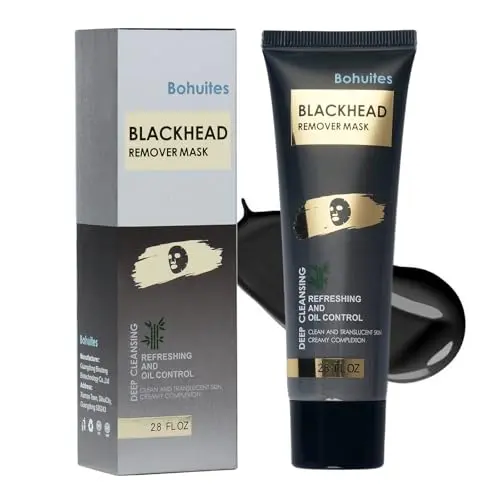 Bohuites Bamboo Charcoal Blackhead Remover Mask tube